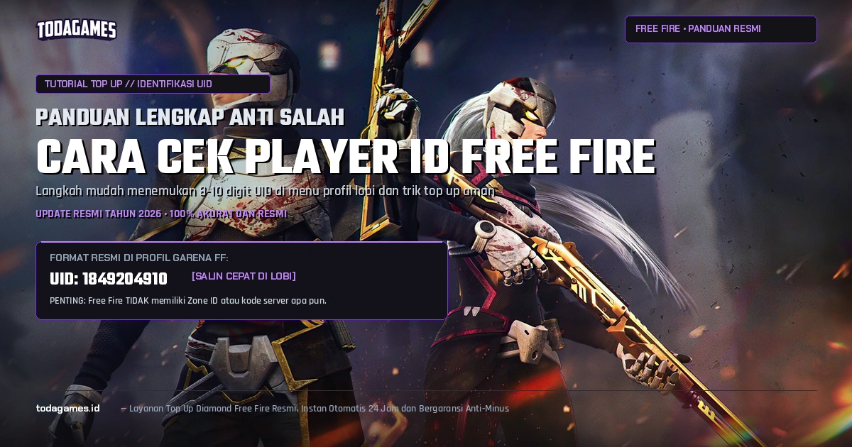 Cara Cek Player ID Free Fire (FF): Panduan Lengkap Anti Salah Top Up Diamond